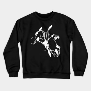 Doves on Branches (white) Crewneck Sweatshirt